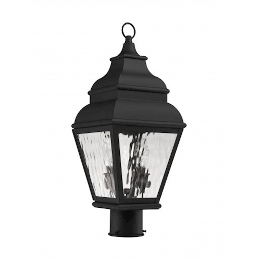 Livex Lighting Exeter Outdoor Post Head in Black