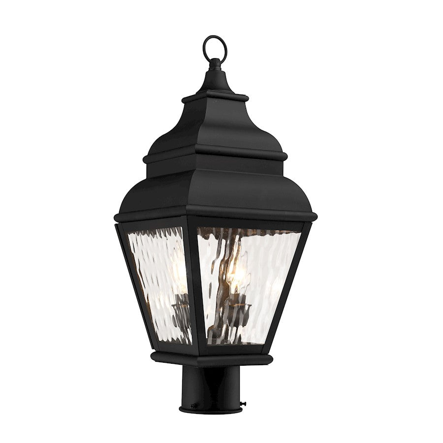 Livex Lighting Exeter Outdoor Post Head in Black