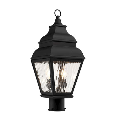 Livex Lighting Exeter Outdoor Post Head in Black