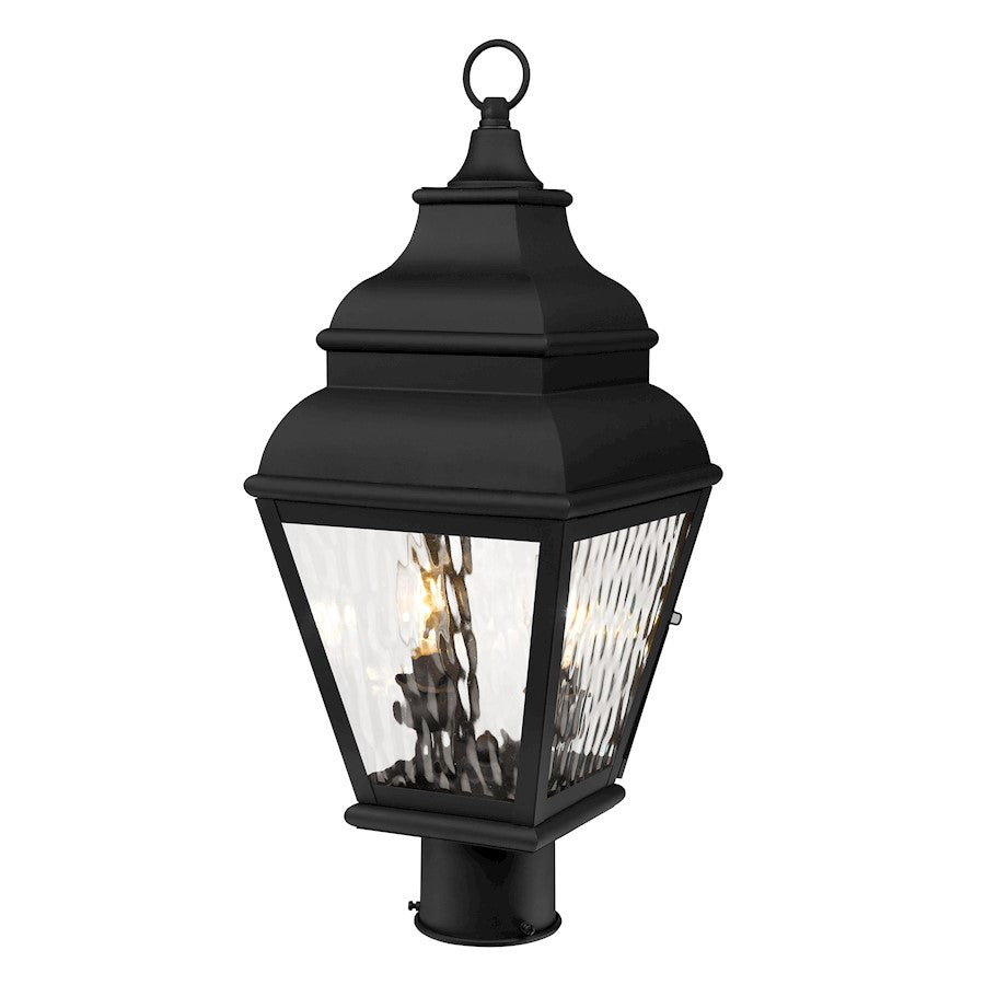 Livex Lighting Exeter Outdoor Post Head in Black