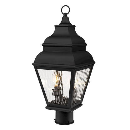 Livex Lighting Exeter Outdoor Post Head in Black