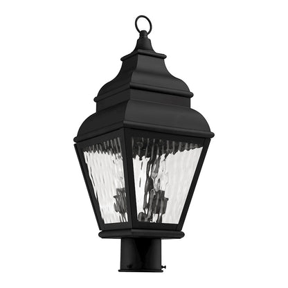 Livex Lighting Exeter Outdoor Post Head in Black