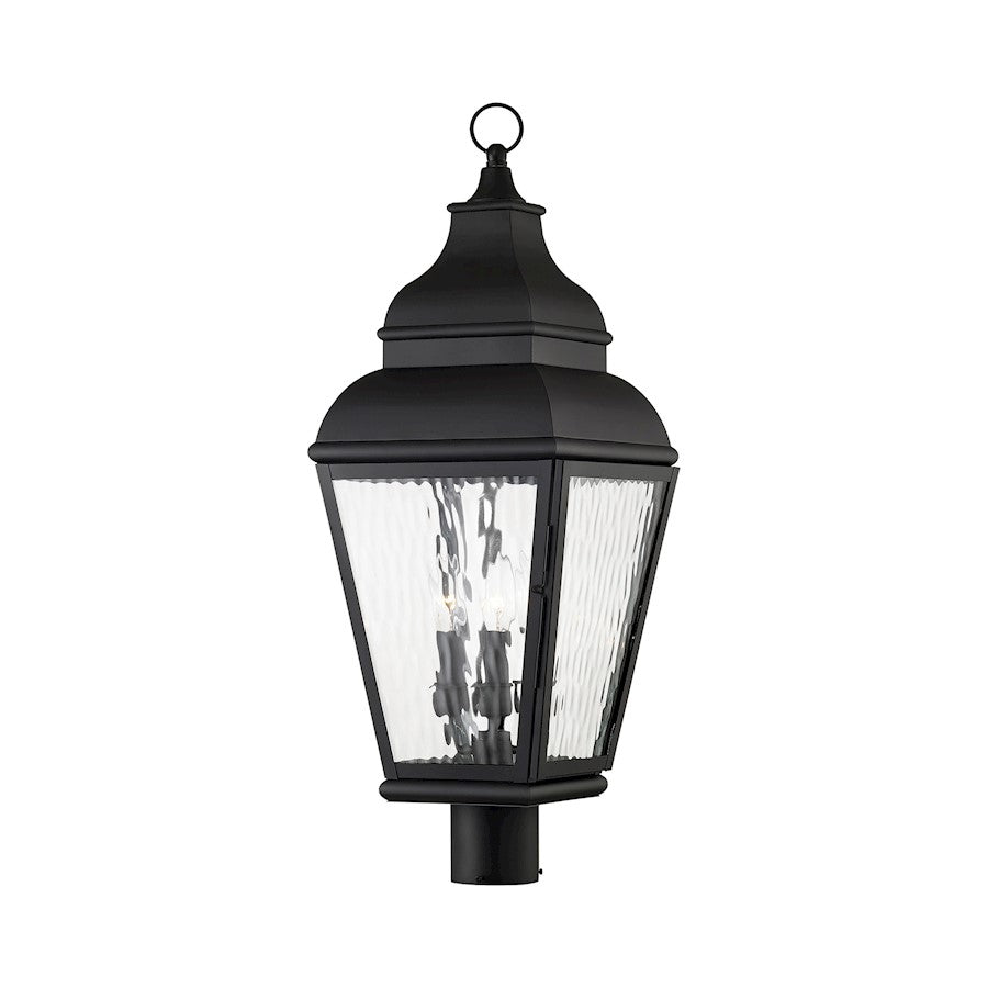 Livex Lighting Exeter Outdoor Post Head in Black