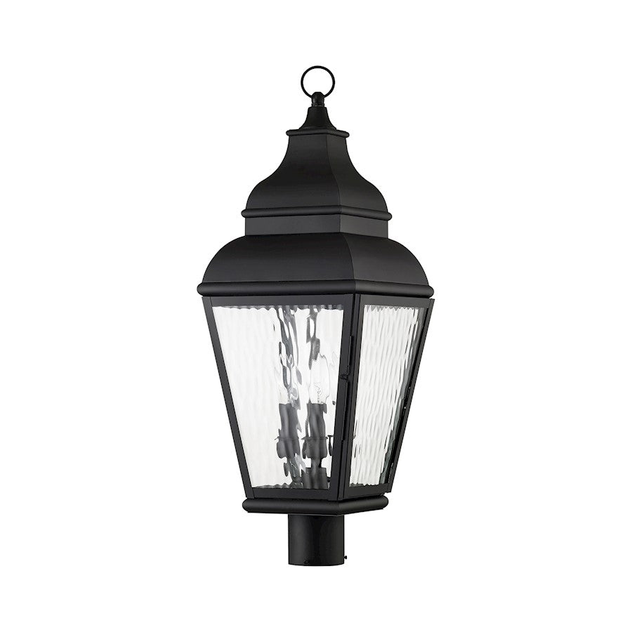 Livex Lighting Exeter Outdoor Post Head in Black