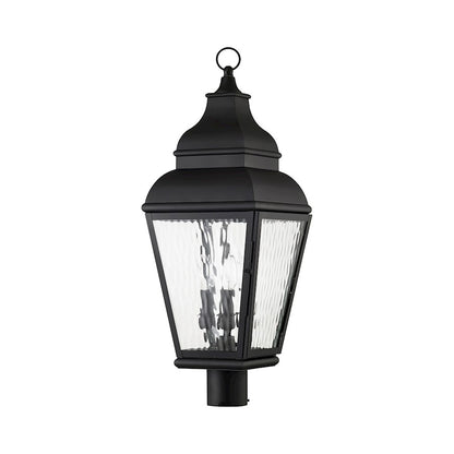 Livex Lighting Exeter Outdoor Post Head in Black