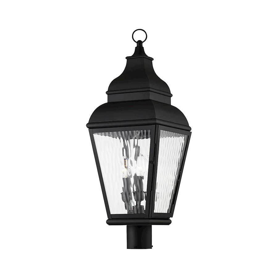 Livex Lighting Exeter Outdoor Post Head in Black