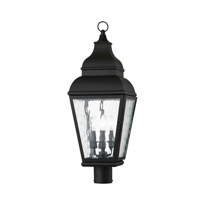 Livex Lighting Exeter Outdoor Post Head in Black