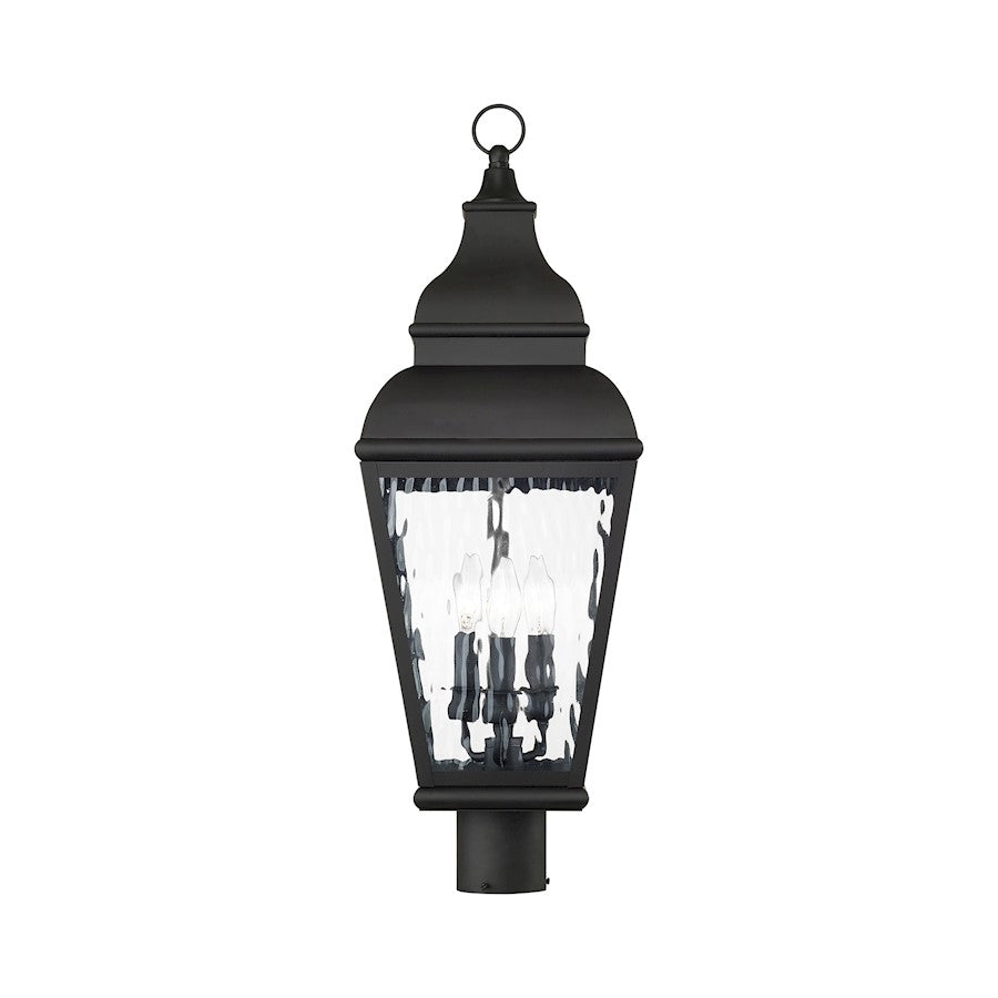Livex Lighting Exeter Outdoor Post Head in Black