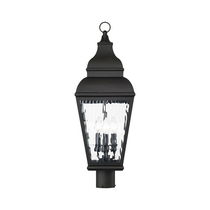 Livex Lighting Exeter Outdoor Post Head in Black