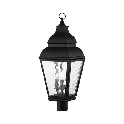 Livex Lighting Exeter Outdoor Post Head in Black