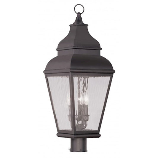 Livex Lighting Exeter Outdoor Post Head in Bronze