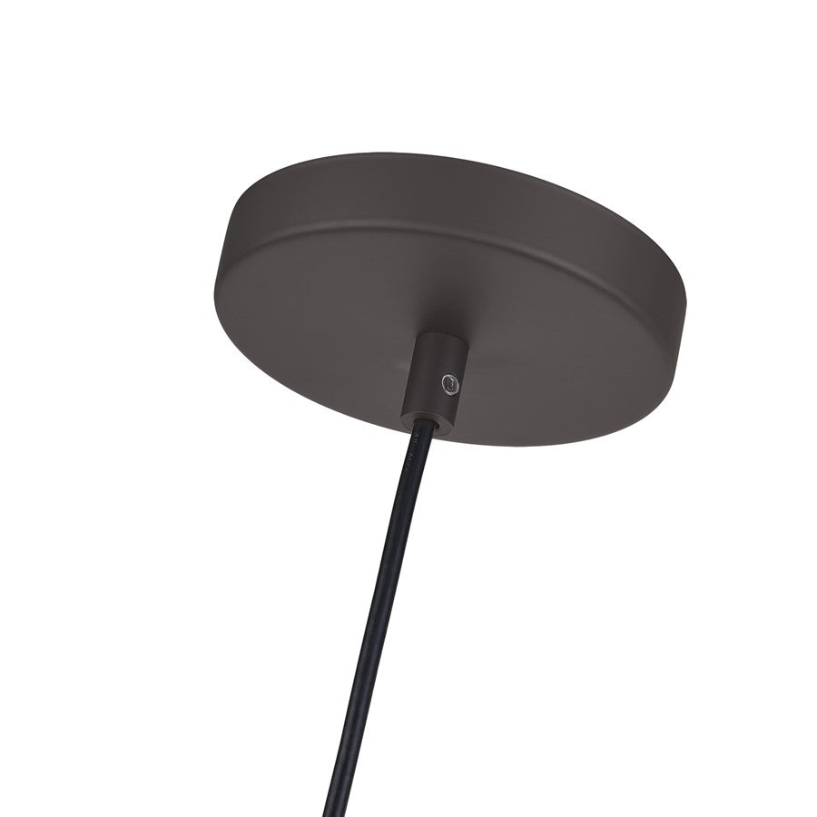 Livex Zolana 1Lt Mini Pendant, Bronze/Bronze Steel/Gold