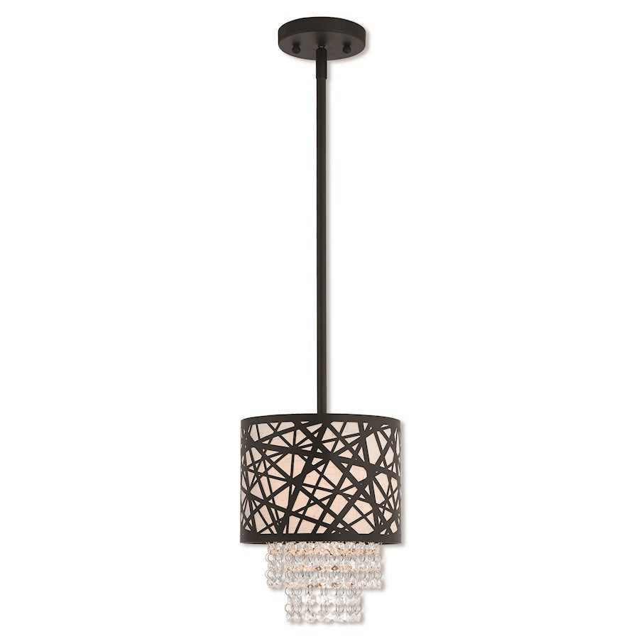 Livex Lighting Allendale 1 Light Mini Pendant in Bronze