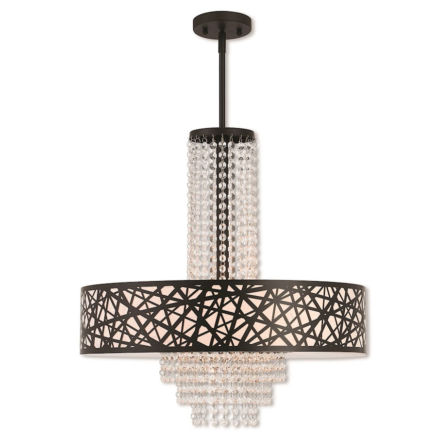 Livex Lighting Allendale 5 Light Pendant Chandelier in Bronze