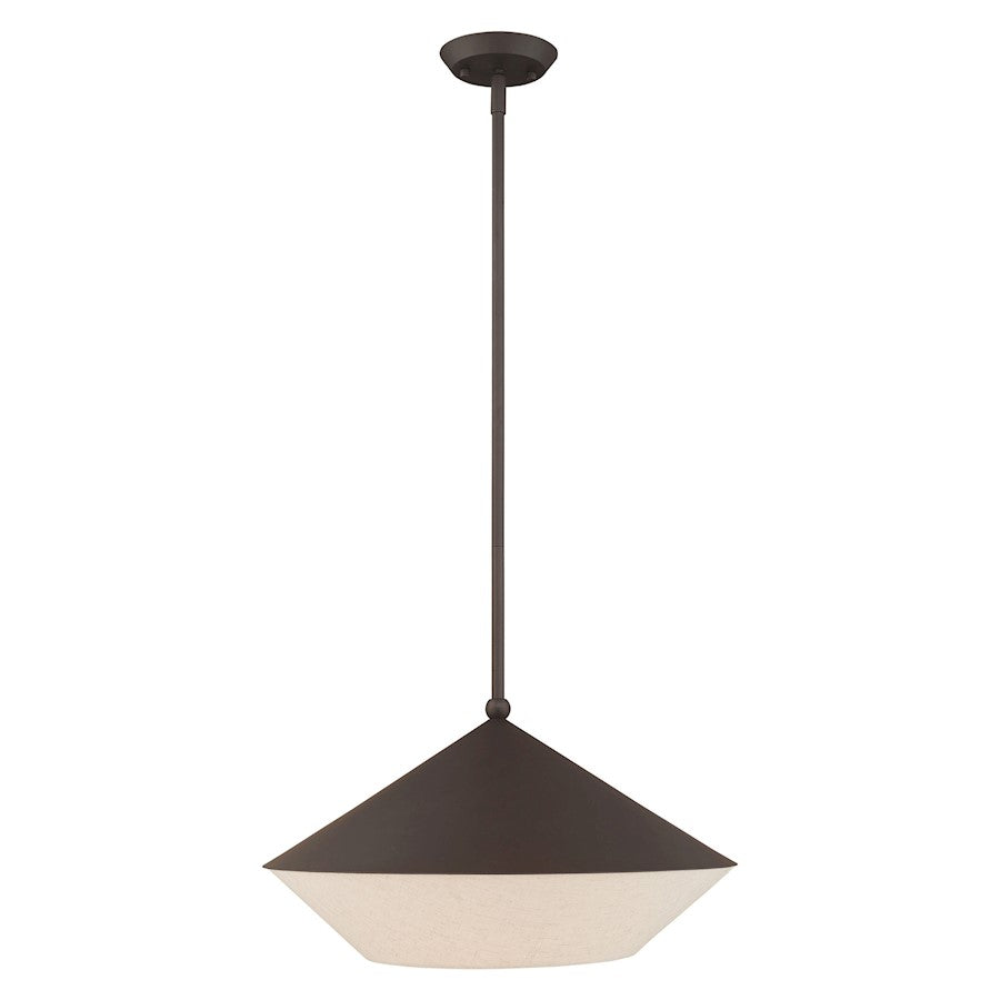 Livex Stockholm 1 Light Pendant, Bronze