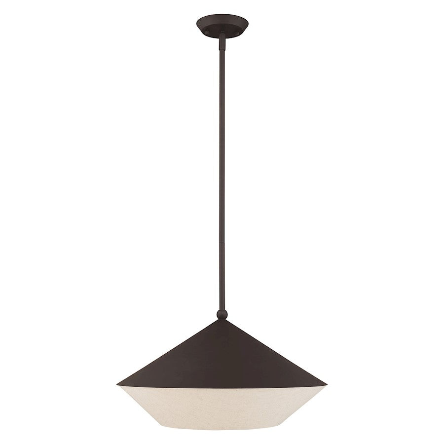 Livex Stockholm 1 Light Pendant, Bronze