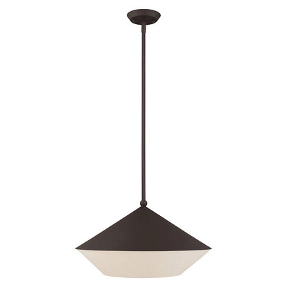 Livex Stockholm 1 Light Pendant, Bronze
