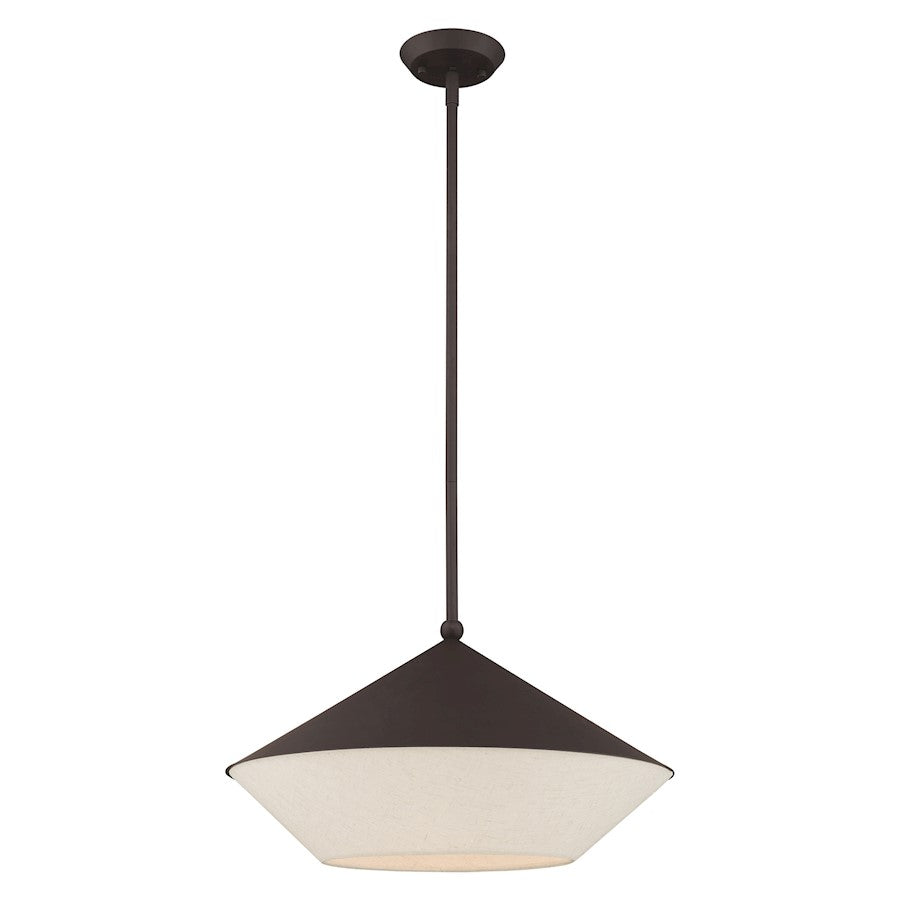 Livex Stockholm 1 Light Pendant, Bronze