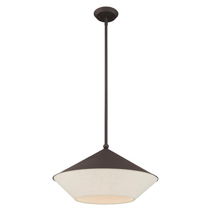 Livex Stockholm 1 Light Pendant, Bronze
