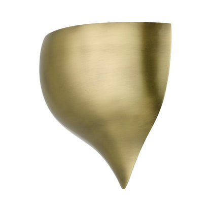 Livex Amador 1 Light Wall Sconce, Brass/White Inside