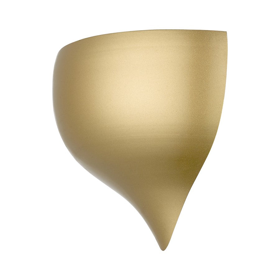 Livex Amador 1 Light Wall Sconce, Soft Gold/Shiny White
