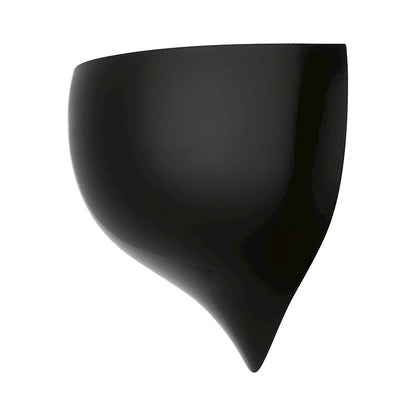 Livex Amador 1 Light Wall Sconce, Shiny Black Metal/Gold Inside