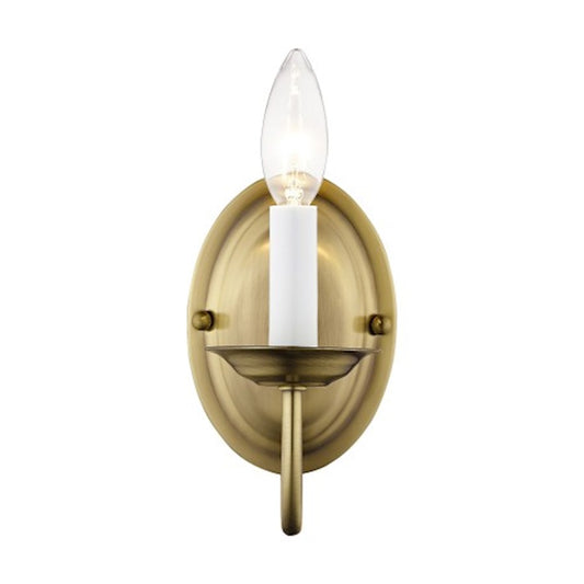 Livex Lighting Home Basics Wall Sconce in Antique Brass