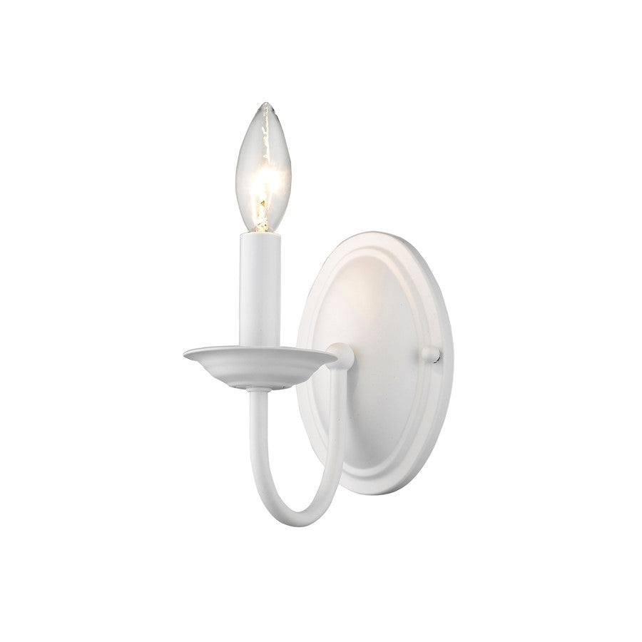 Livex Lighting Williamsburg Wall Sconce in White