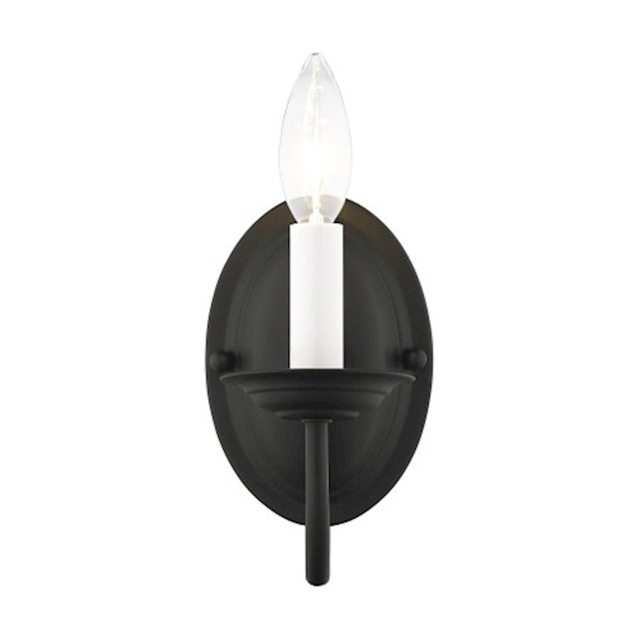 Livex Lighting Home Basics Wall Sconce in Black