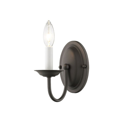 Livex Lighting Home Basics Wall Sconce in Bronze