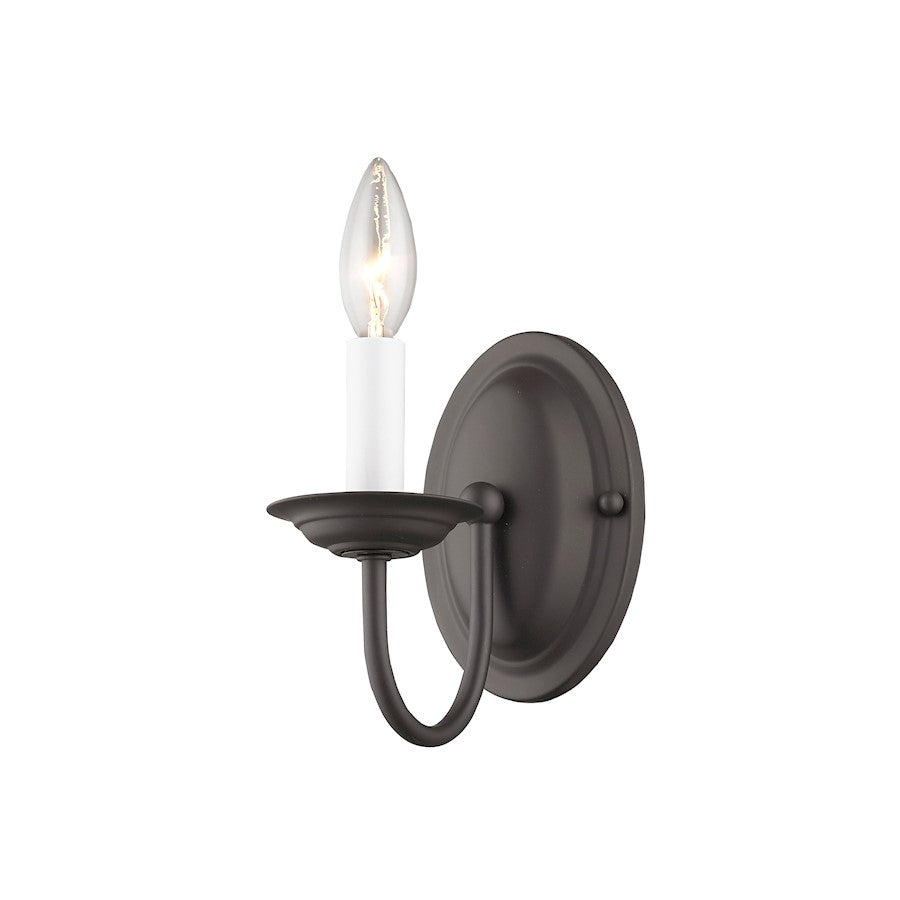 Livex Lighting Home Basics Wall Sconce in Bronze