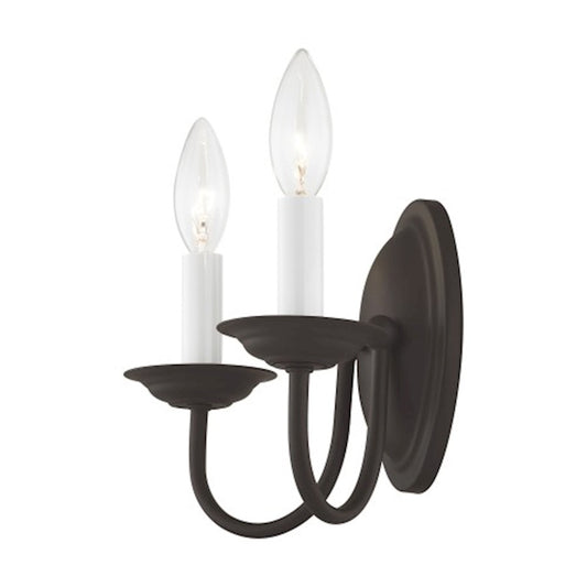 Livex Lighting Home Basics Wall Sconce in Bronze