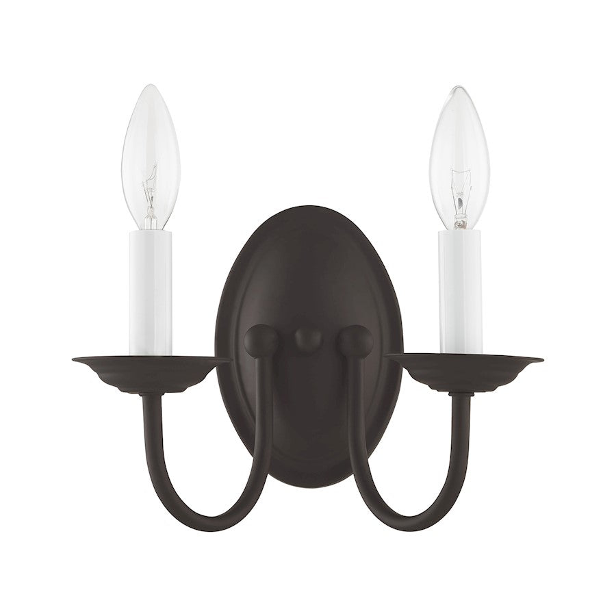 Livex Lighting Home Basics Wall Sconce in Bronze