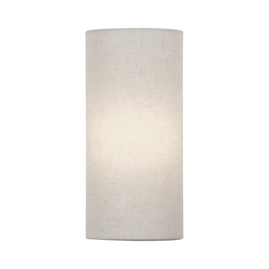 Livex Manorwood 1Lt ADA 5" Sconce, Bronze/Oatmeal/White - 41938-92