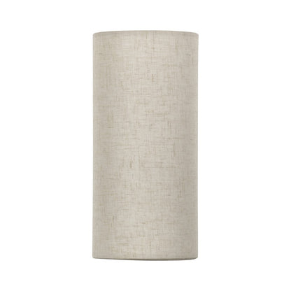 Livex Manorwood 1Lt ADA 5" Sconce, Bronze/Oatmeal/White
