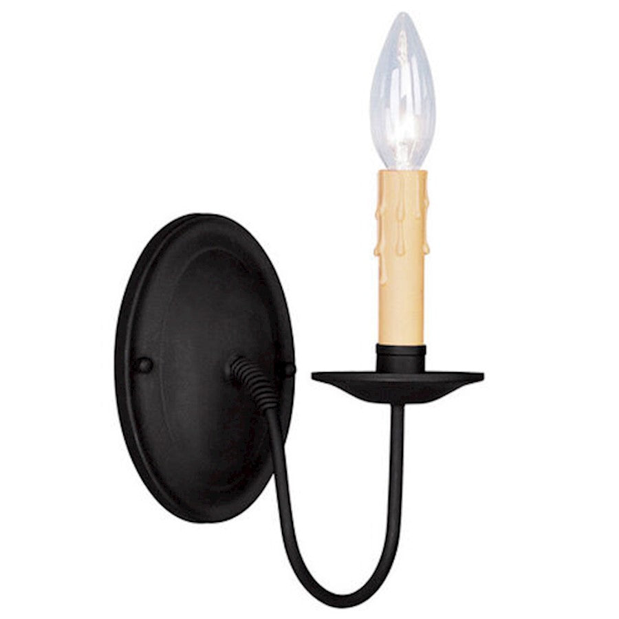 Livex Lighting Heritage Wall Sconce in Black