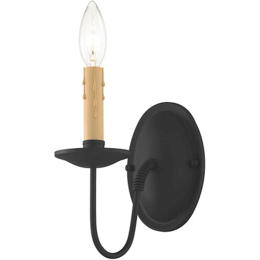 Livex Lighting Heritage Wall Sconce in Black