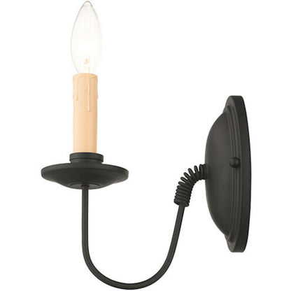 Livex Lighting Heritage Wall Sconce in Black