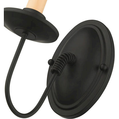 Livex Lighting Heritage Wall Sconce in Black