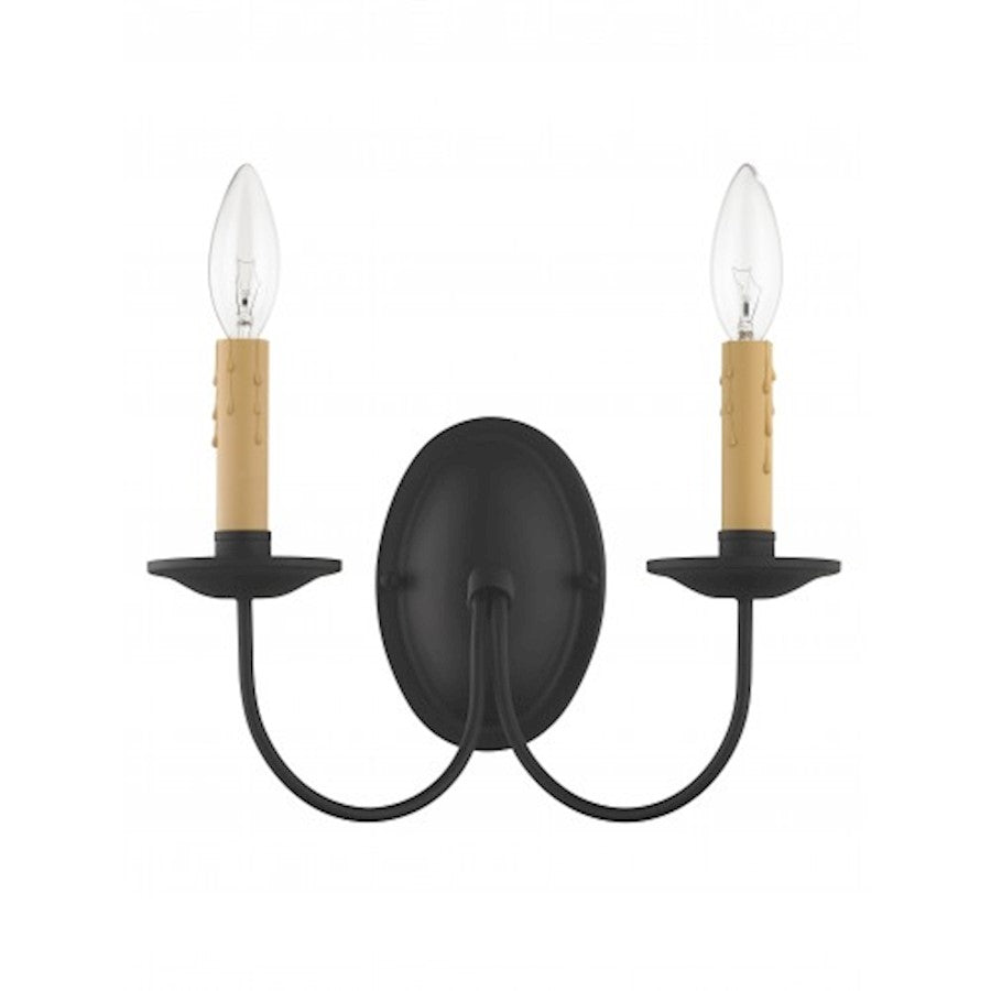 Livex Lighting Heritage Wall Sconce in Black