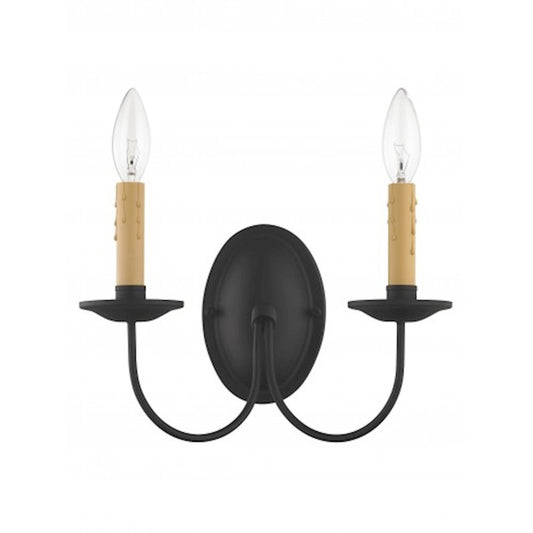 Livex Lighting Heritage Wall Sconce in Black