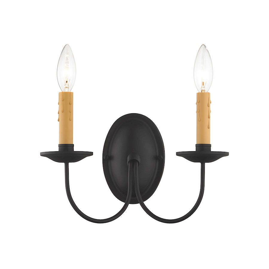 Livex Lighting Heritage Wall Sconce in Black