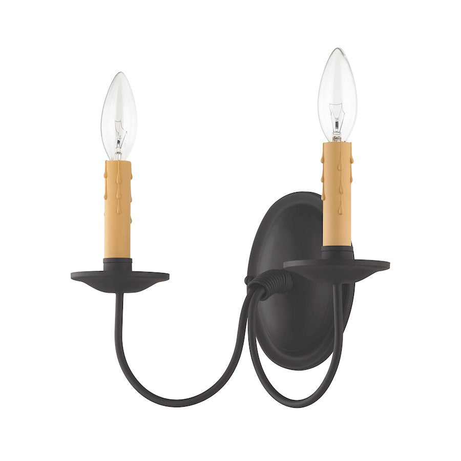 Livex Lighting Heritage Wall Sconce in Black