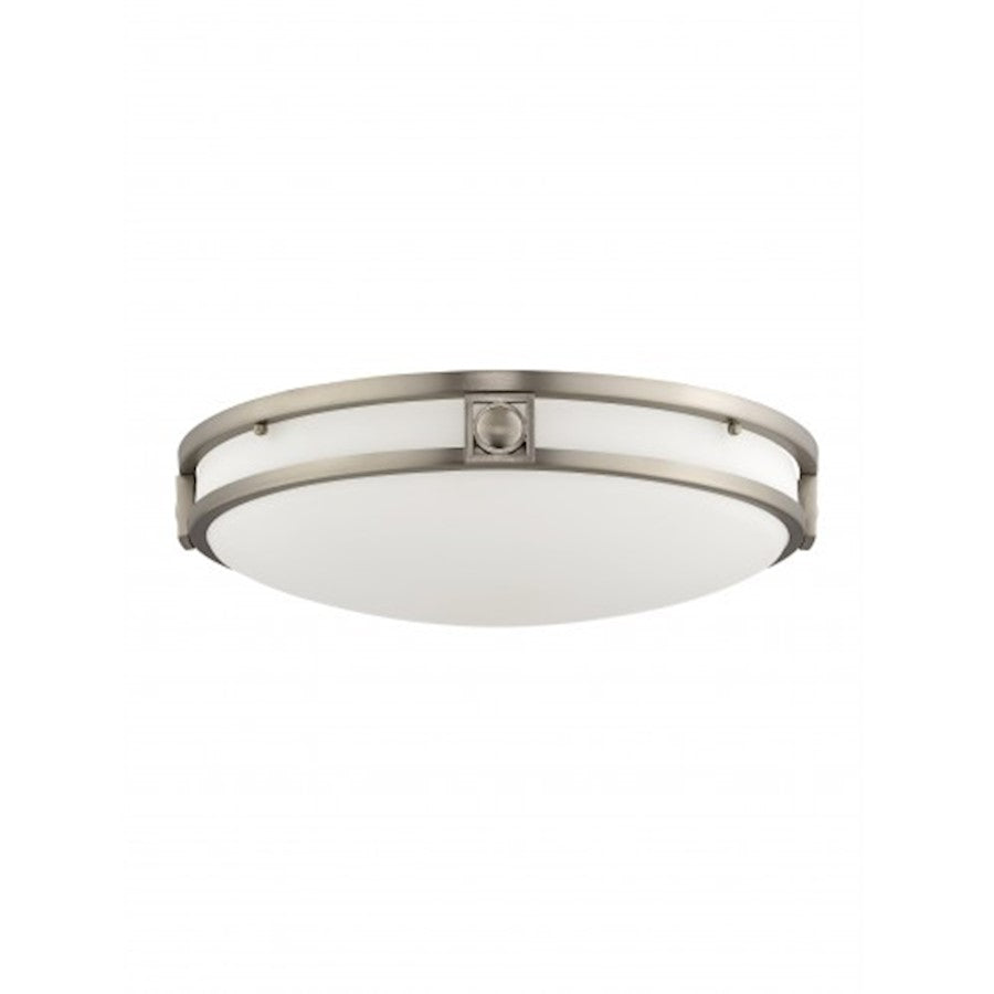 Livex Lighting Titania Ceiling Mount in Brushed Nickel