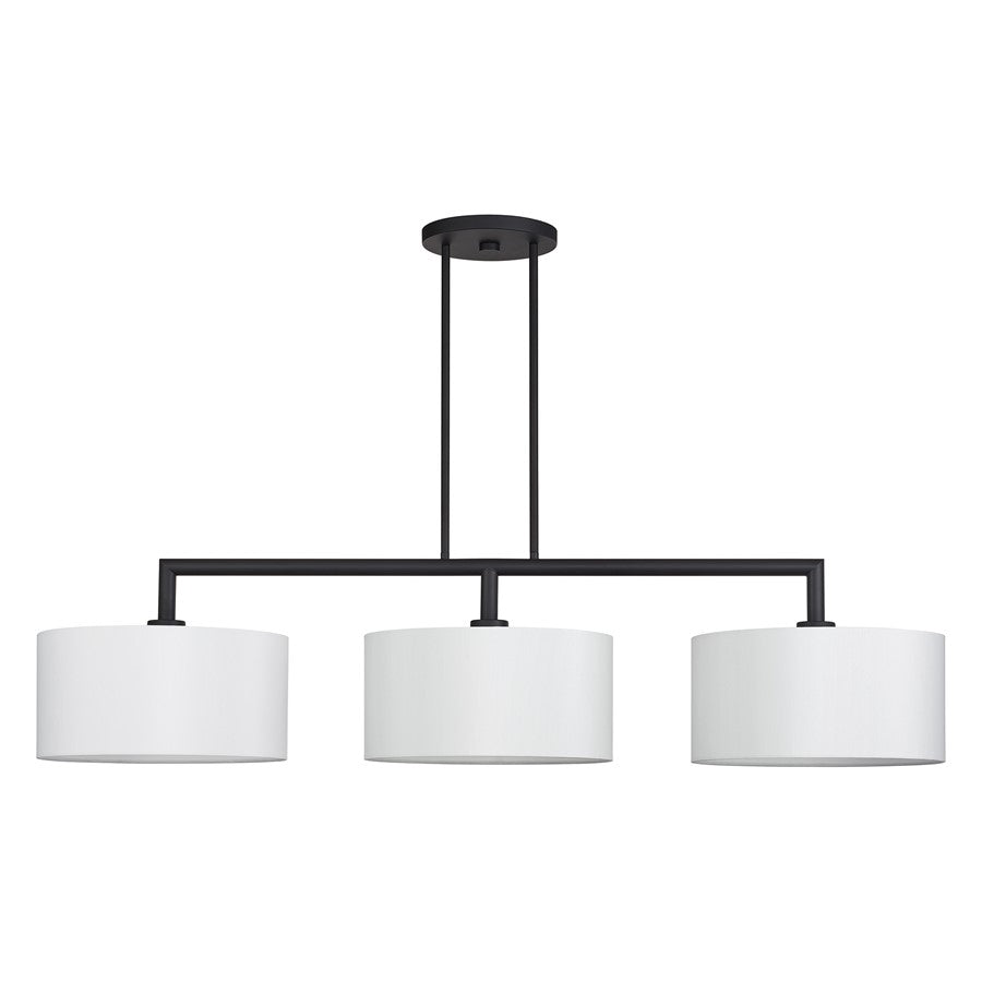 Livex Meridian 3Lt Extra Large Chandelier, Bronze/Off-White