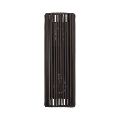 Livex Acordia 2Lt ADA Sconce, Bronze/Dark Chocolate Polyester Rope