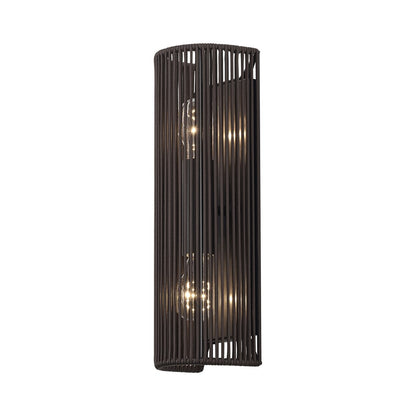 Livex Acordia 2Lt ADA Sconce, Bronze/Dark Chocolate Polyester Rope