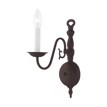 Livex Lighting Williamsburg Wall Sconce in Bronze
