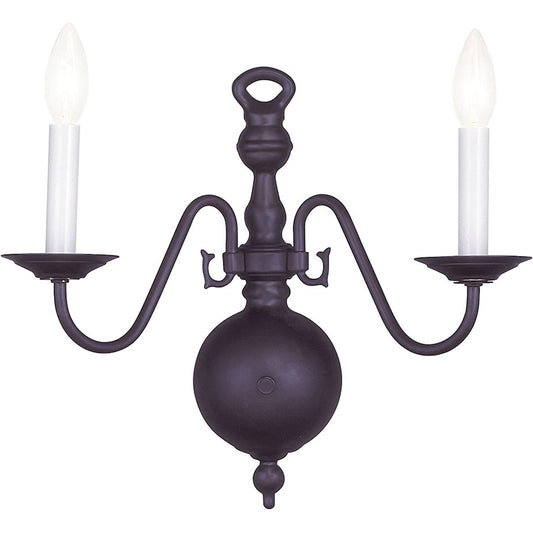 Livex Lighting Williamsburg Wall Sconce in Bronze