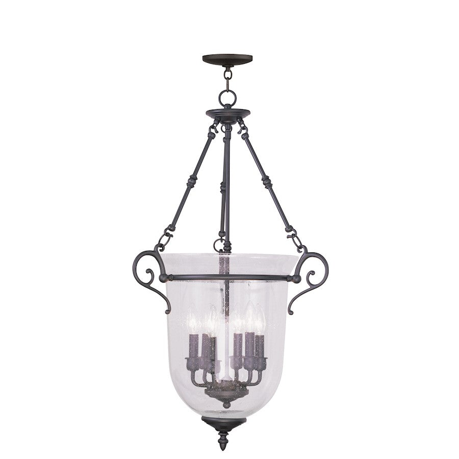 Livex Legacy 6 Light Chain Lantern, Bronze
